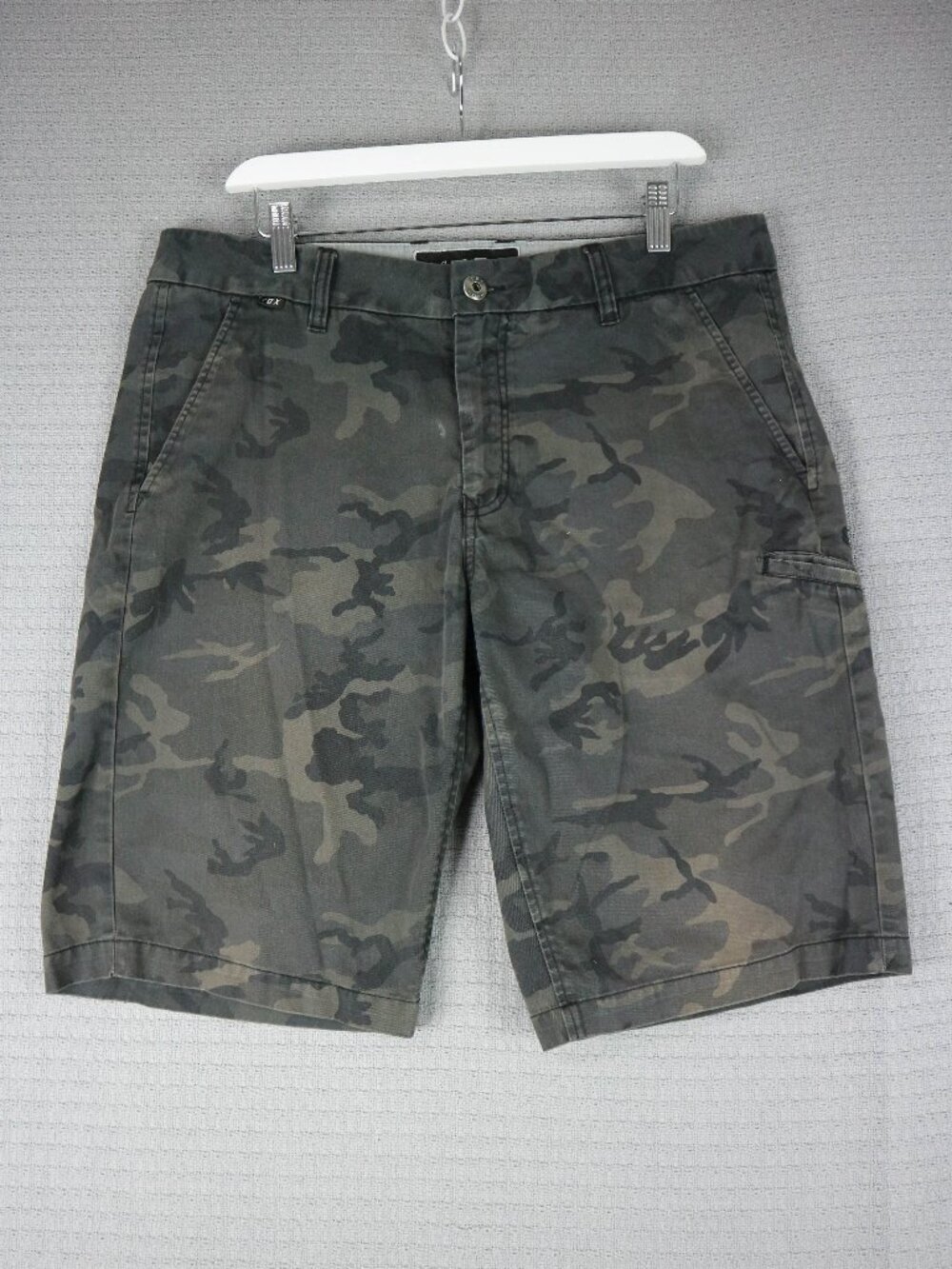 Fox Racing Camo Cotton Shorts Faded Mens Size 34W